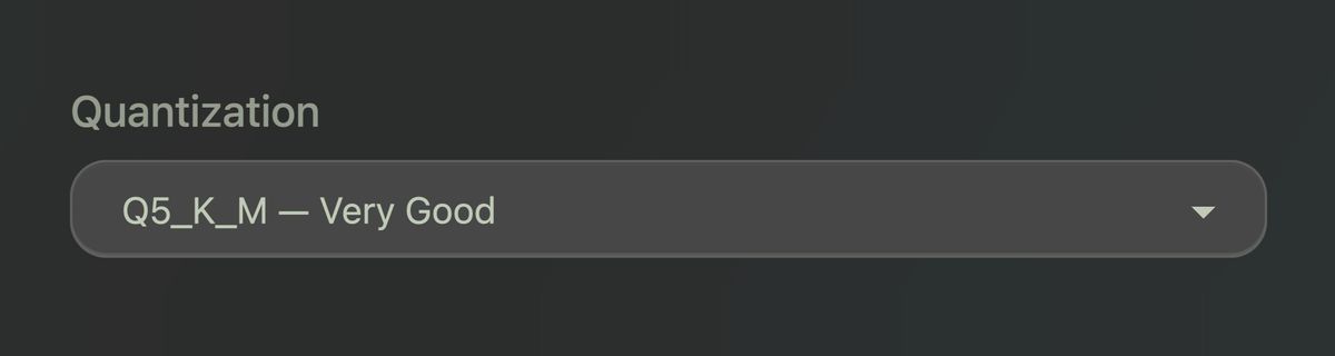 Choosing a quantization level